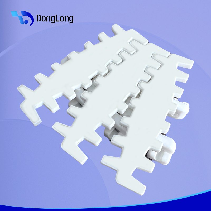 80 Wide Rubber-coated Serrated Chain - Conveyor Belt