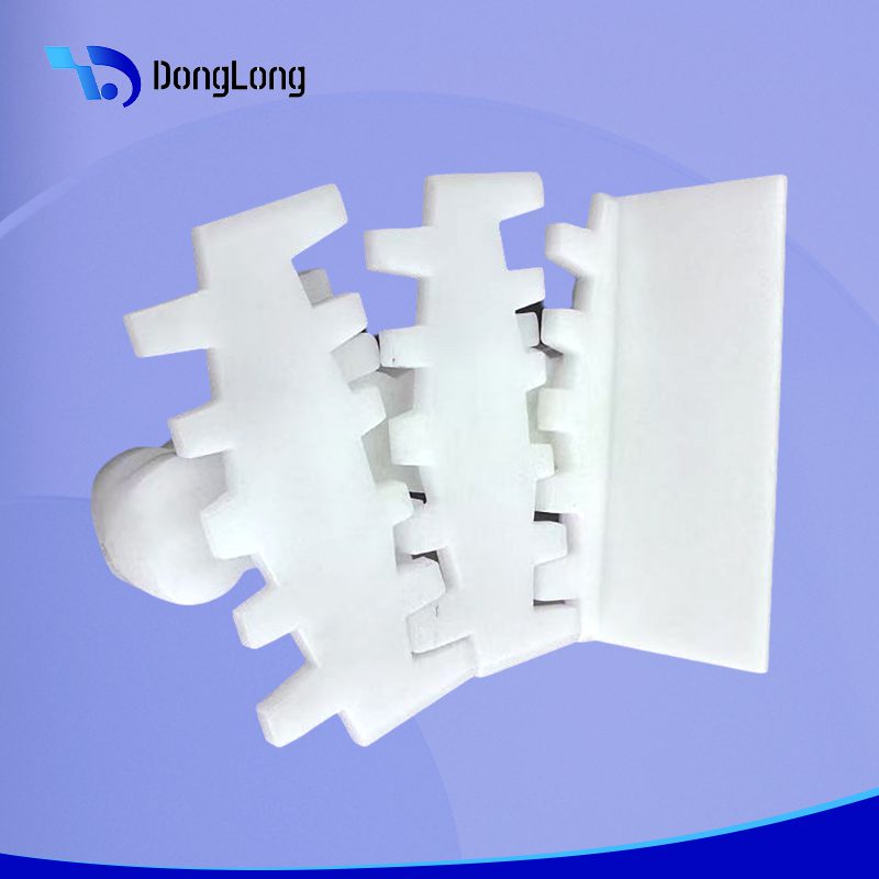 80 Wide Serrated Chain With Side Guards - Conveyor Belt