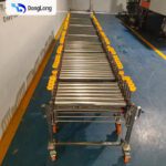Telescopic Curved Roller Conveyor - Conveyor System