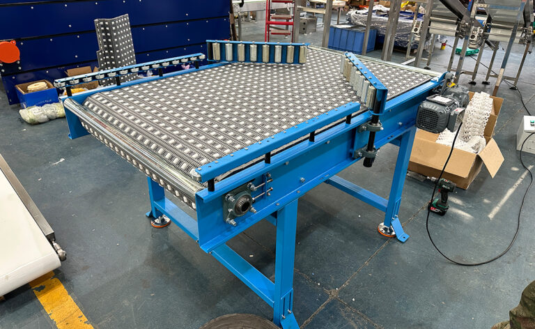 Ball roller mesh belt conveyor